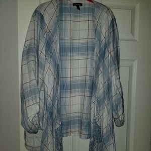 Plaid lightweight jacket